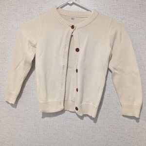 Cream cardigan girls size 6